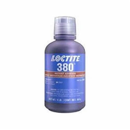 Loctite® Black Max® 380 135424 Black Max® 380 Toughened Instant Adhesive, 1 lb Bottle, Black, 24 hr Curing